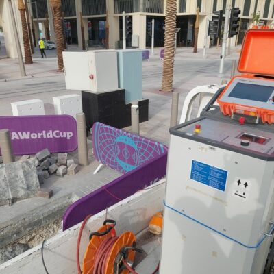 Cable fault identification at Lusail